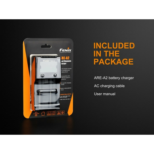 Fenix ARE-A2 Two Bay Multifunctional Smart Charger