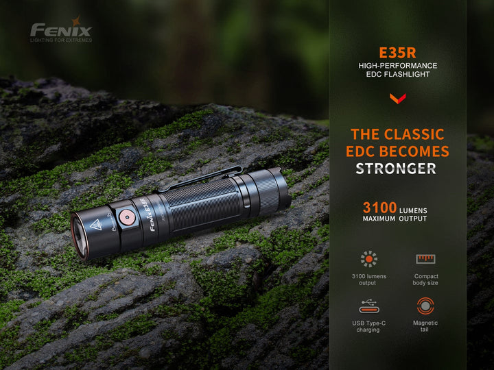 Fenix E35R Rechargeable Flashlight
