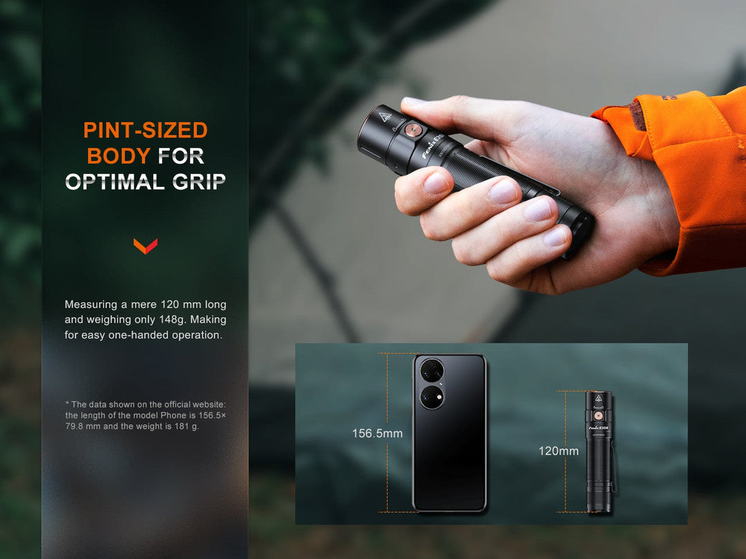 fenix e-star emergency flashlight Fenix E35R Rechargeable Flashlight