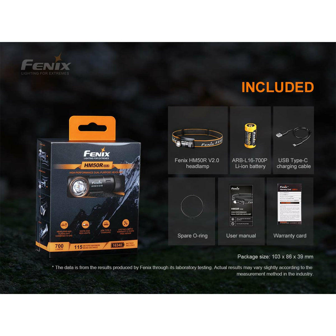Fenix HM50R V2.0 lampe frontale rechargeable | Achetez à prix Fenix HM50R V2.0 lampe frontale rechargeable | Achetez à prix