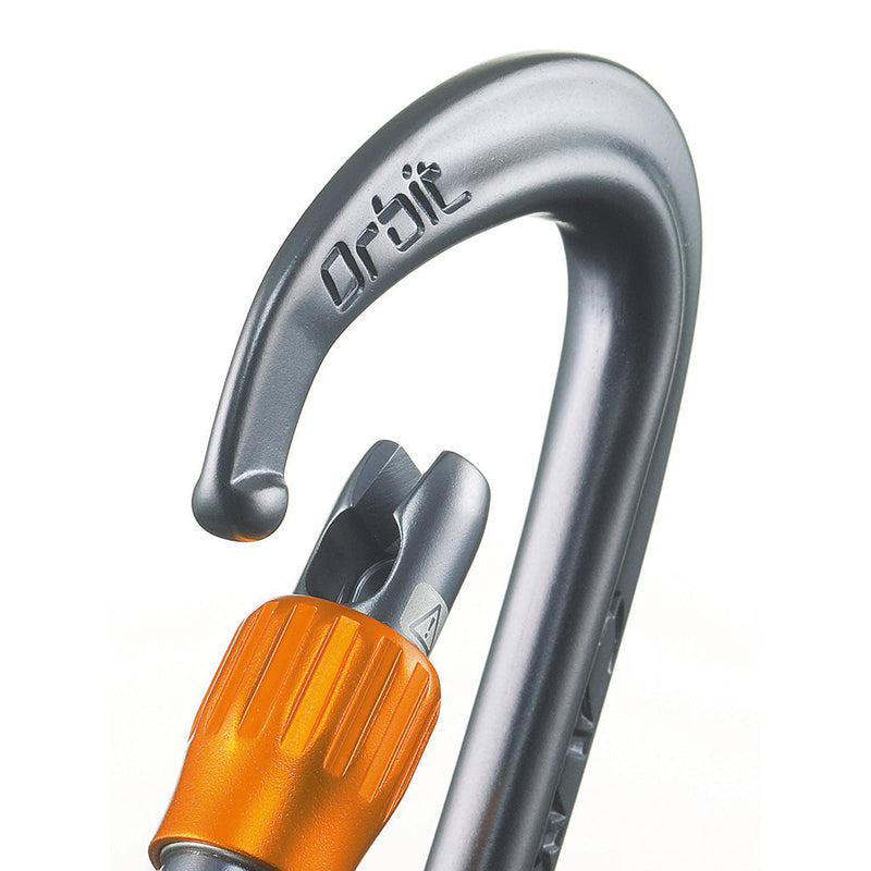 CAMP Orbit Lock Karabijnhaak – Schroefsluiting – Lichtgewicht – SphereLock – Lasergeëtste Markering – Voor Ankers En Klimgordels