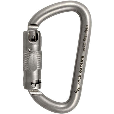 Rock Exotica rockD Stainless Auto-Lock - Elevated Climbing