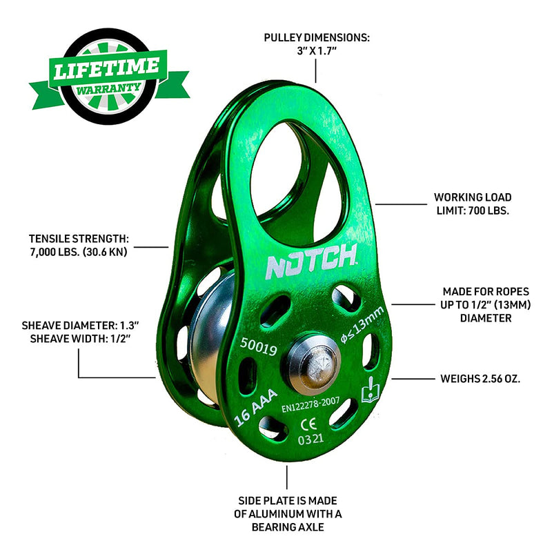 Notch Micro Pulley CE