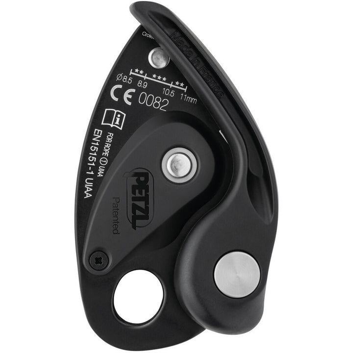 Petzl Grigri ビレイデバイス 8-11mm [Grey] Petzl Grigri Plus Belay Device - Bentgate Mountaineering